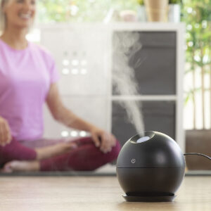 Mini Humidifier Scent Diffuser Black InnovaGoods